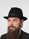 Шляпа STETSON арт. 1398123 PLAYER WOOLFELT (темно-синий)